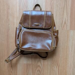 Rosetti Brown Leather Women's Backpack